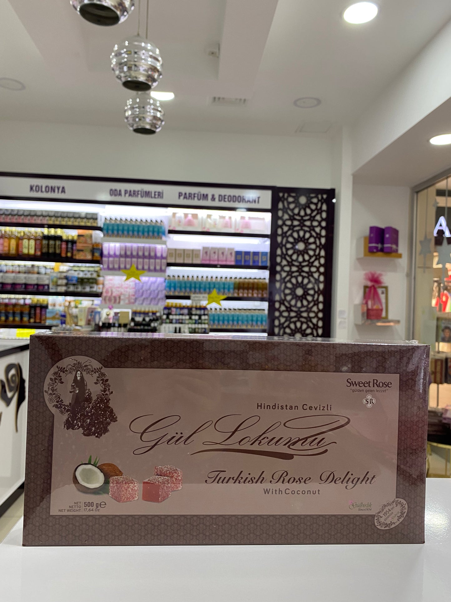 Gül Lokumu Hindistan Cevizli 500 Gr | Rosense®