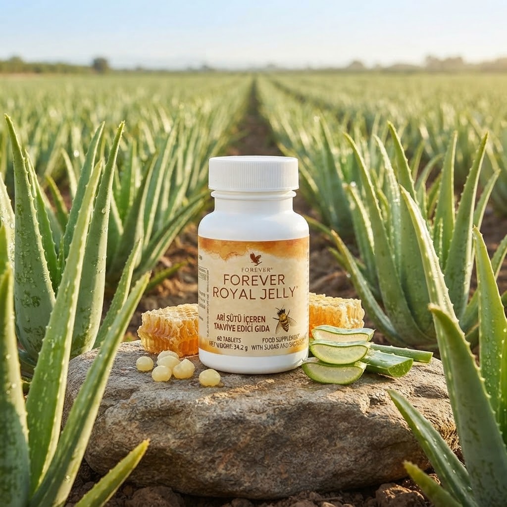 FOREVER ROYAL JELLY
ARI SÜTÜ İÇEREN TAKVİYE EDİCİ GIDA