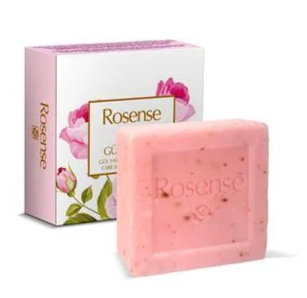 Gül Yapraklı Bakım Sabunu – 100 g | Rosense®