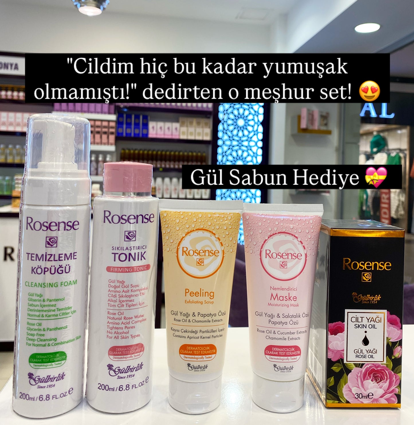 Sıkılaştırıcı Nemlendirici Cilt Bakım Seti