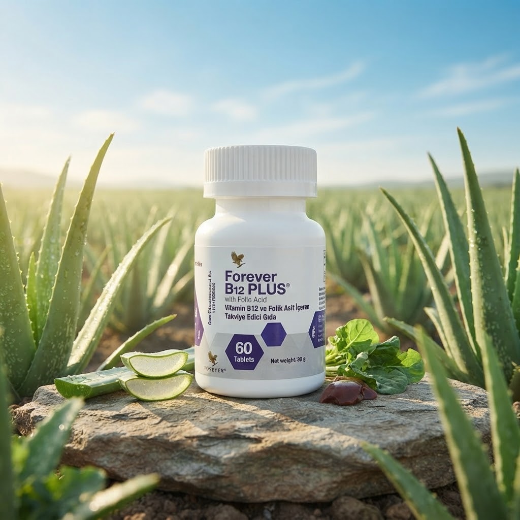 FOREVER B12 PLUS
VİTAMİN B12 VE FOLİK ASİT İÇEREN TAKVİYE EDİCİ GIDA