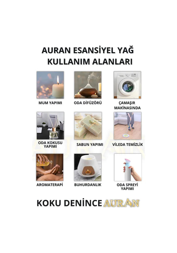 Yasemin Esansiyel Uçucu Koku Yağı Difüzör Esansı Buhurdanlık Yağı Aromaterapi Yağı 10ml