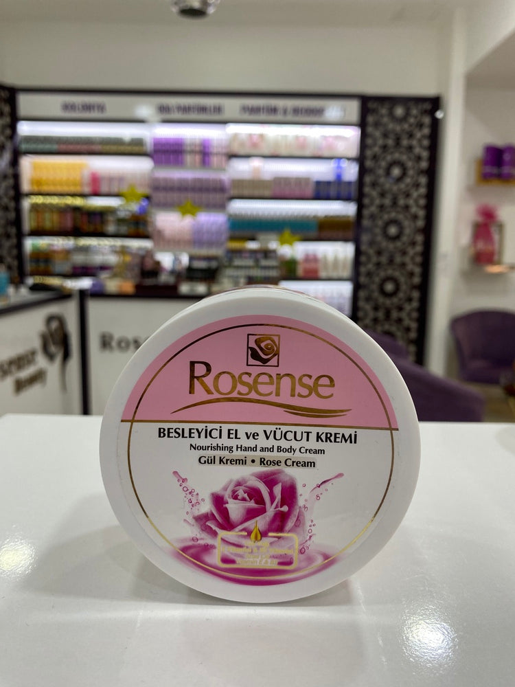 Besleyici El ve Vücut Gül Kremi – 250 ml | Rosense® - Gül Zamanı