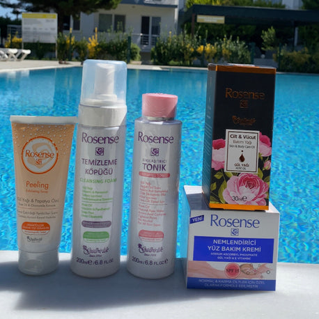 Gül Suyu Hediyeli Normal Ve Karma Ciltlere Özel Set - Gül Zamanı