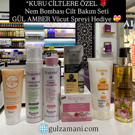 Kuru Ciltlere Özel Nem Bombası Cilt Bakım Seti