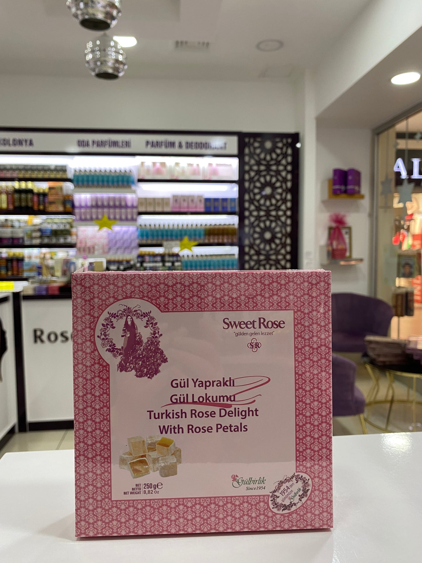 Gül Yapraklı Lokum 250 Gr | Rosense®