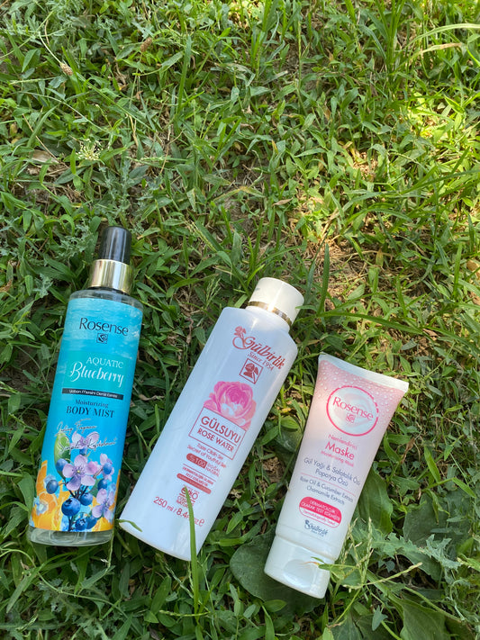 Body Mist + Gül Suyu + Maske