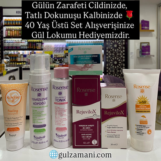 40 yaş ve üzeri sıkılaştırıcı cilt bakım seti