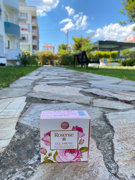 Gül Yapraklı Bakım Sabunu – 100 g | Rosense®