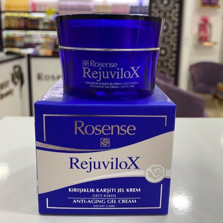 Rejuvilox Kırışıklık Karşıtı Jel Krem – Gece Bakım – 50 ml - Gül Zamanı