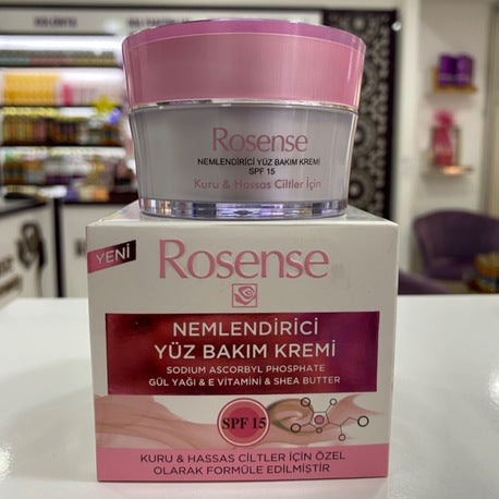 Nemlendirici Yüz Bakım Kremi (Kuru & Hassas Cilt) – 50 ml | - Gül Zamanı