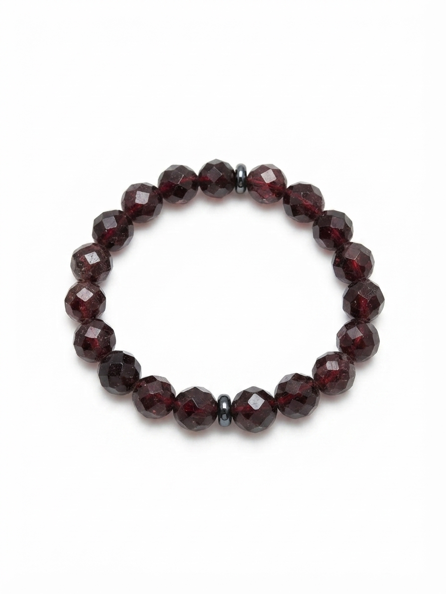 Lal Taşı Garnet Doğaltaş Bileklik
