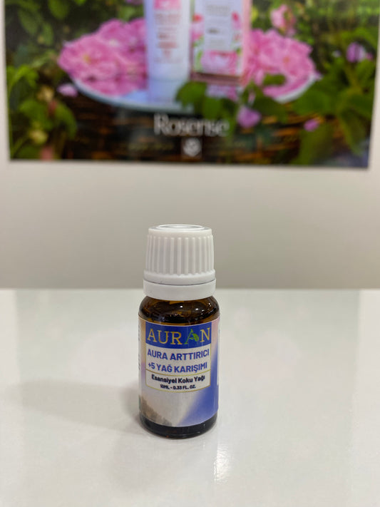 10 ml Auran Aura Arttırıcı Sinerji Karışım Esansiyel Uçucu Yağ Buhurdanlık Yağı Aromaterapi Difüzör - Gül Zamanı