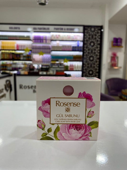 Gül Yapraklı Bakım Sabunu – 100 g | Rosense® - Gül Zamanı
