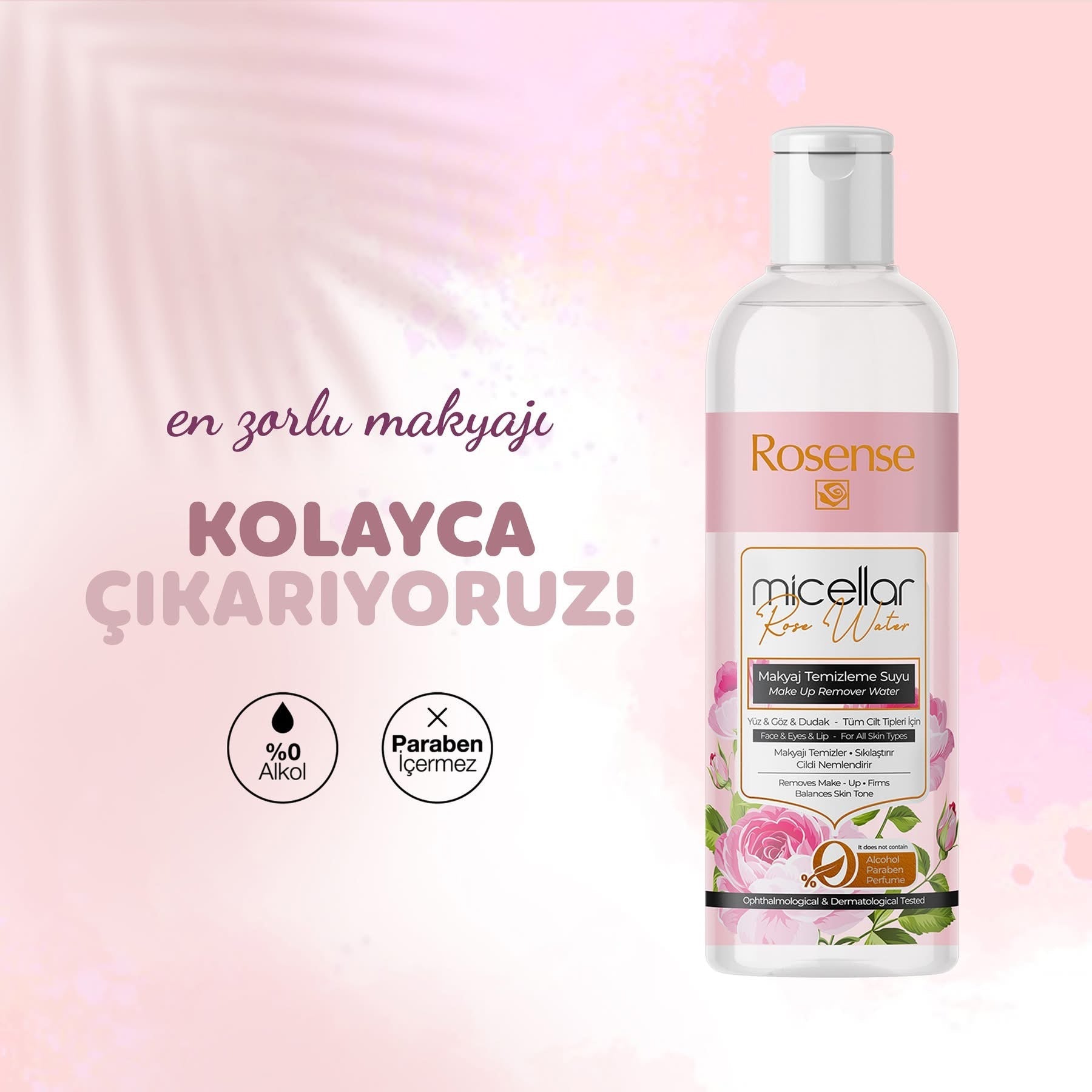 Makyaj Temizleme Suyu - Gül Zamanı