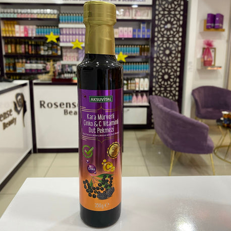 Kara Mürverli Çinko Vitaminli Dut Pekmezi - Gül Zamanı