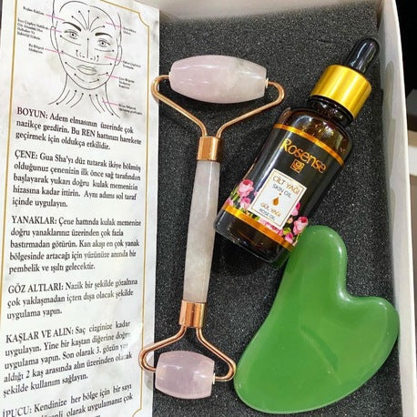 3’lü Guasha Seti - Gül Zamanı